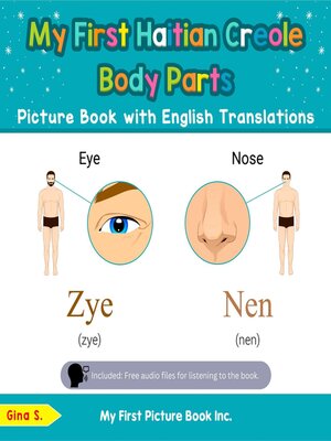 cover image of My First Haitian Creole Body Parts Picture Book with English Translations